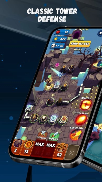 迷宫塔防游戏单机手机版(maze defenders)