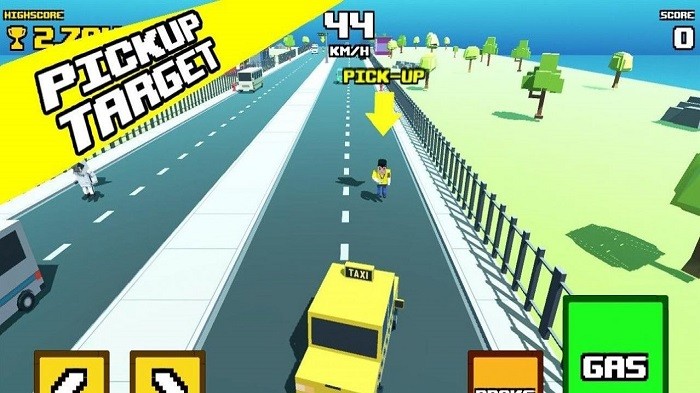 疯狂公路出租车游戏(crazy road taxi madness)
