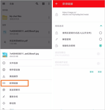 MEGA如何打开链接教程