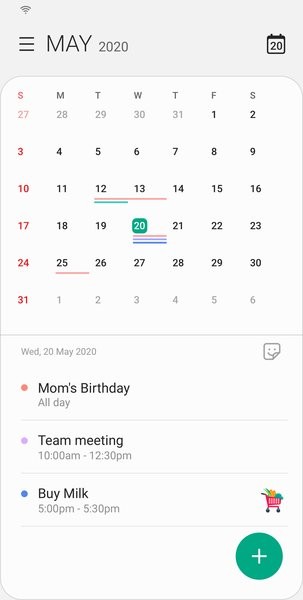 三星日历app(calendar)
