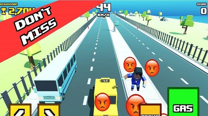 疯狂公路出租车游戏(crazy road taxi madness)