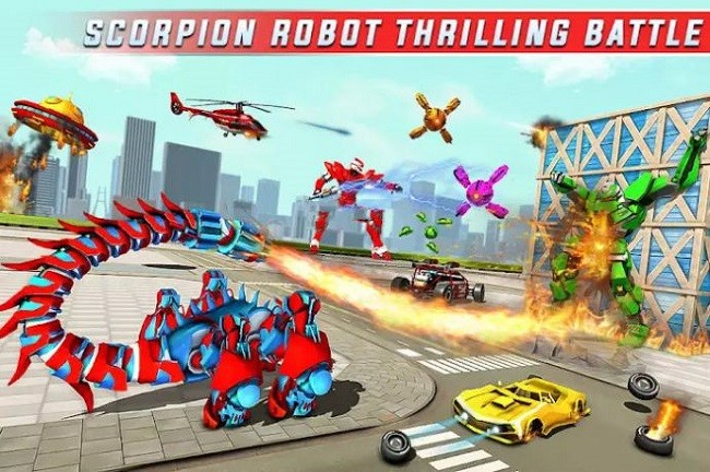 蝎子机器人车游戏(scorpion robot transform)
