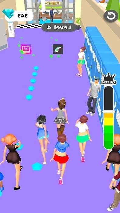 猫步美女跑游戏