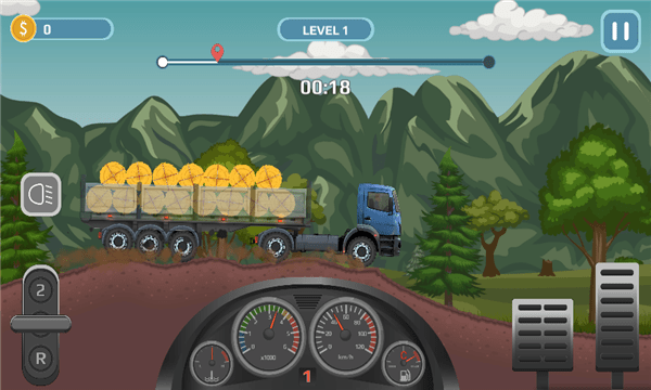 卡车模拟驾驶山路手机版(truck simulator: drive and race!)
