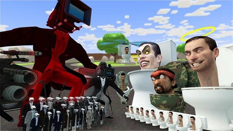 马桶人vs摄像人游戏中文版