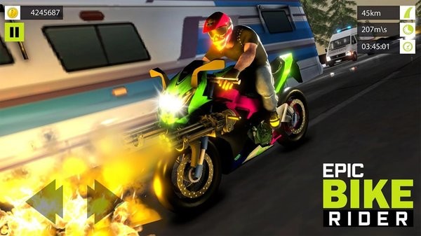 公路骑士摩托车赛车手游戏