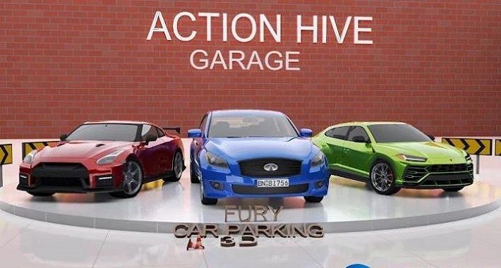 狂暴停车场3d游戏(fury car parking 3d)