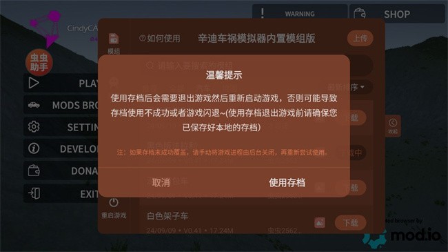 辛迪车祸模拟器内置模组版