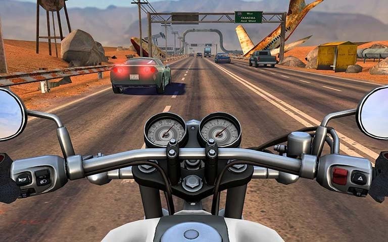 摩托骑士公路交通游戏