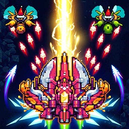 雷电乱舞天空射击游戏