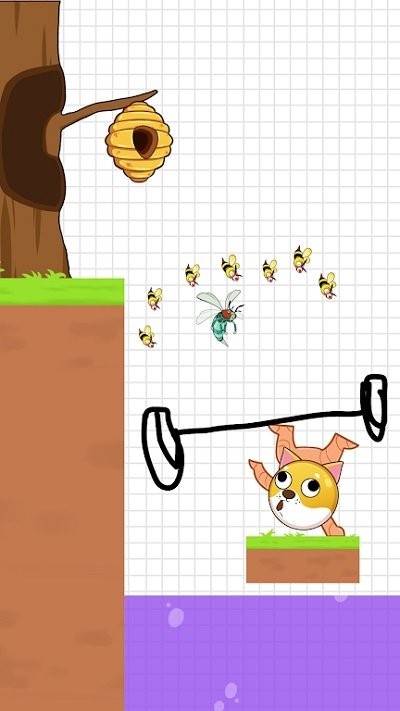 狗狗画线救援游戏(dog rescue draw and save)