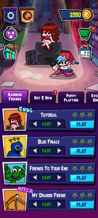 周五夜放克彩虹朋友正版模组手机版