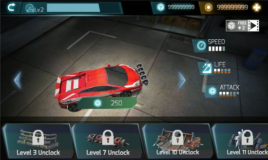 疯狂的赛车撞车大赛游戏