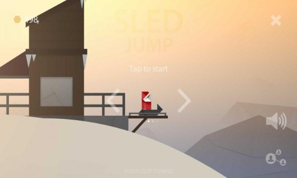 跳雪橇游戏(sled jump)