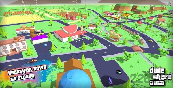 盗窃汽车开放世界沙盒游戏中文版