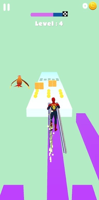 蜘蛛侠踩高跷游戏(spider high stilts)