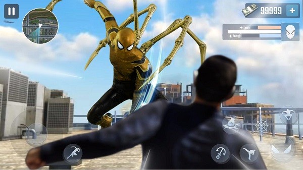 蜘蛛侠英雄黑帮之城游戏(spider rope hero)