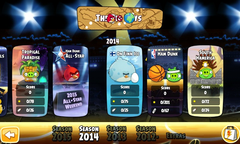 愤怒的小鸟四季无限道具版