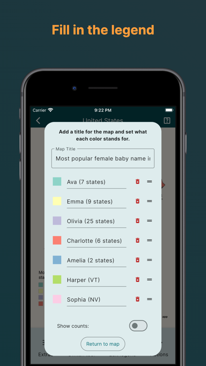 mapchart app