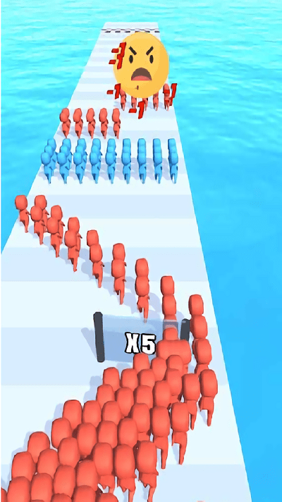 移动的乘法门游戏(crowd multiplier)
