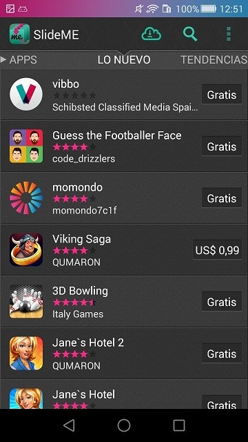 slideMe app