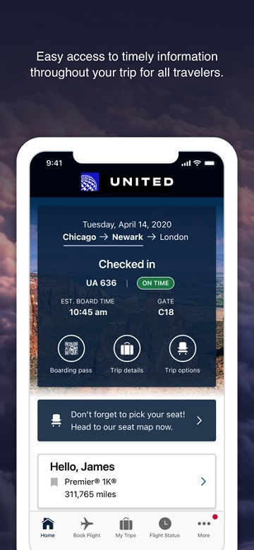 unitedairlines航空官方版下载