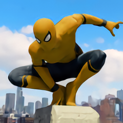 蜘蛛侠英雄黑帮之城游戏(spider rope hero)