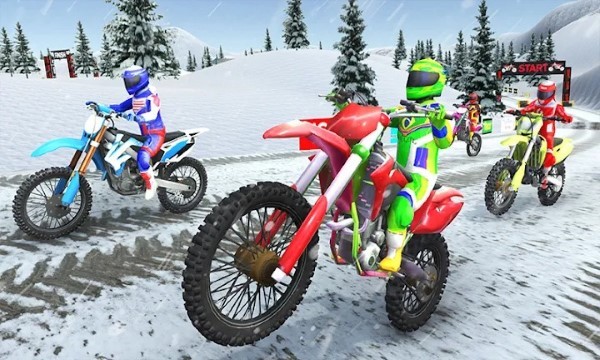 3d摩托车越野赛游戏(dirt track racing motocross)