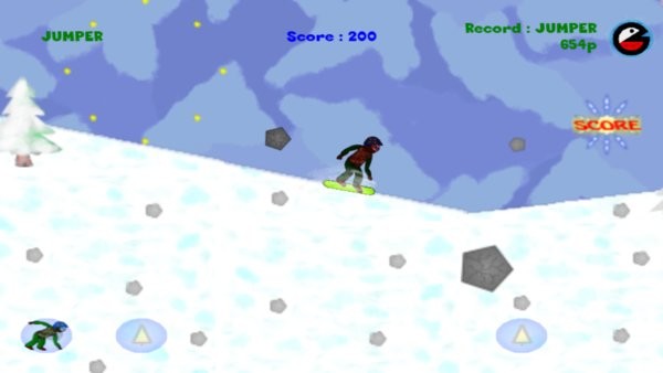滑雪冒险游戏