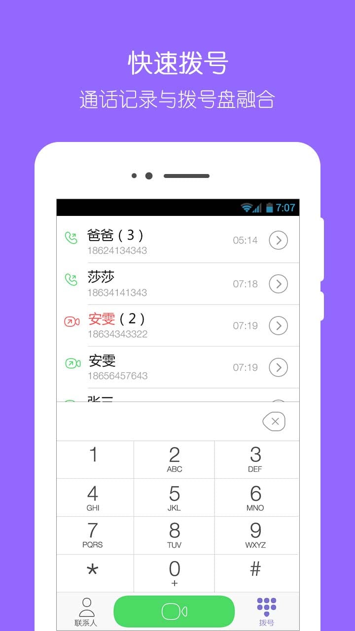 电信想家可视电话