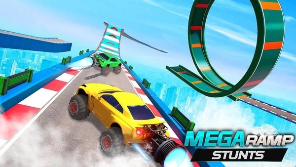 巨型匝道特技手机版(mega ramp stunts)