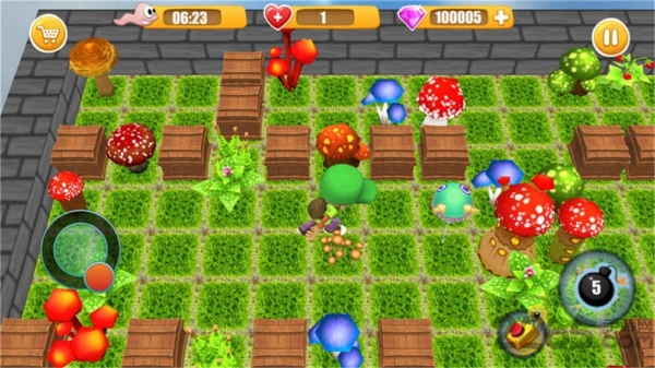 泡泡堂轰炸机3d中文版