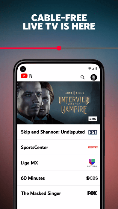 youtube tv app