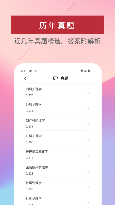 主管护师易题库app