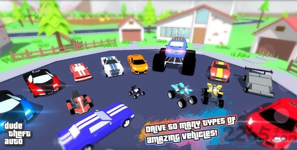 盗窃汽车开放世界沙盒游戏中文版