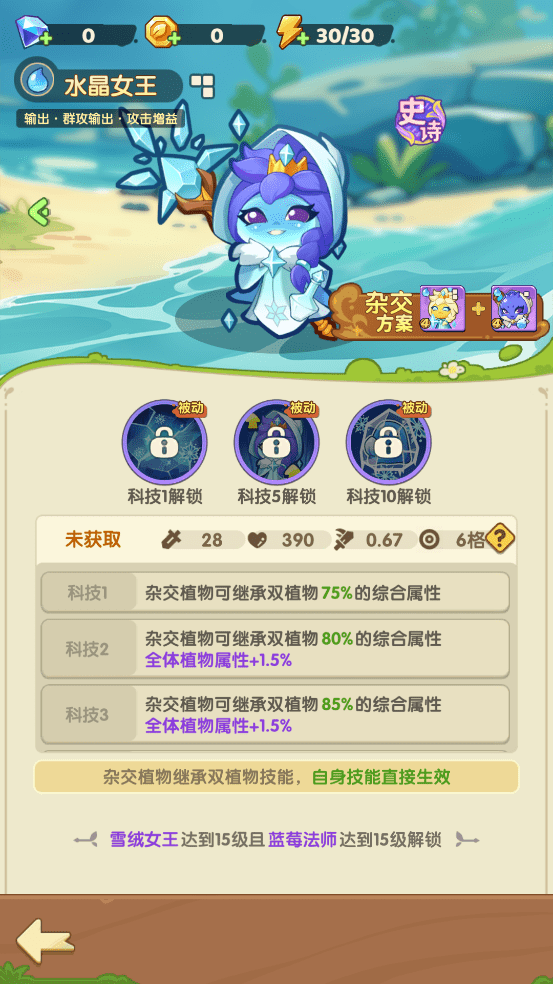 《保卫向日葵》杂交植物攻略 《保卫向日葵》杂交植物攻略