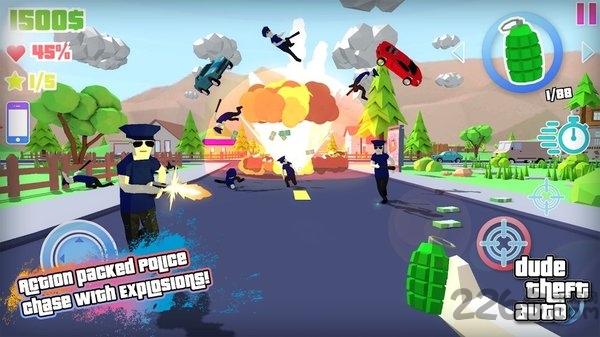 盗窃汽车开放世界沙盒游戏中文版