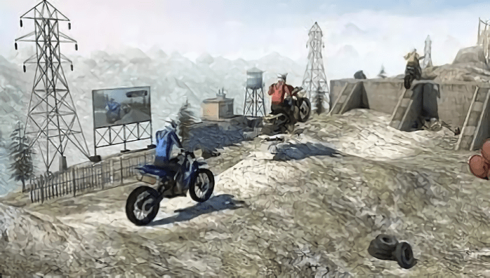 特技单车英雄游戏(stunt bike hero)