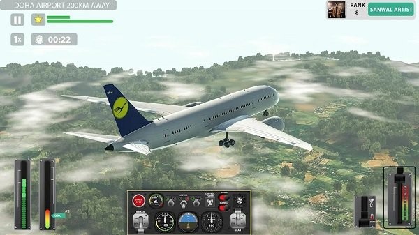 飞行飞机飞行模拟器游戏(take off airplane pilot race)