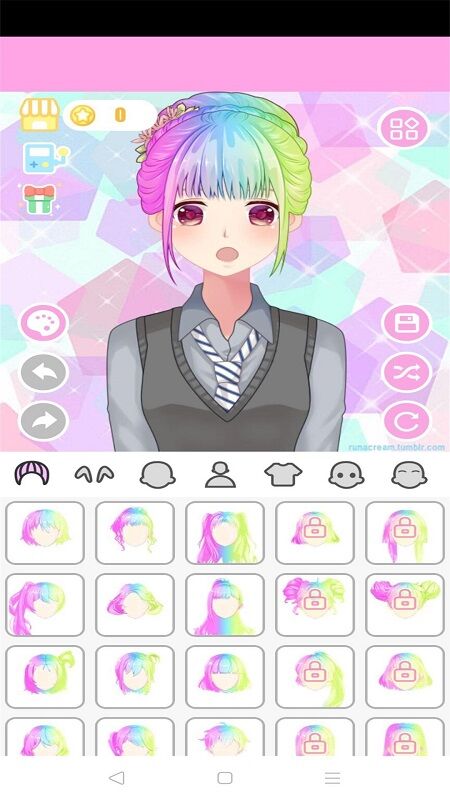 粉彩萌娘换装系统游戏下载