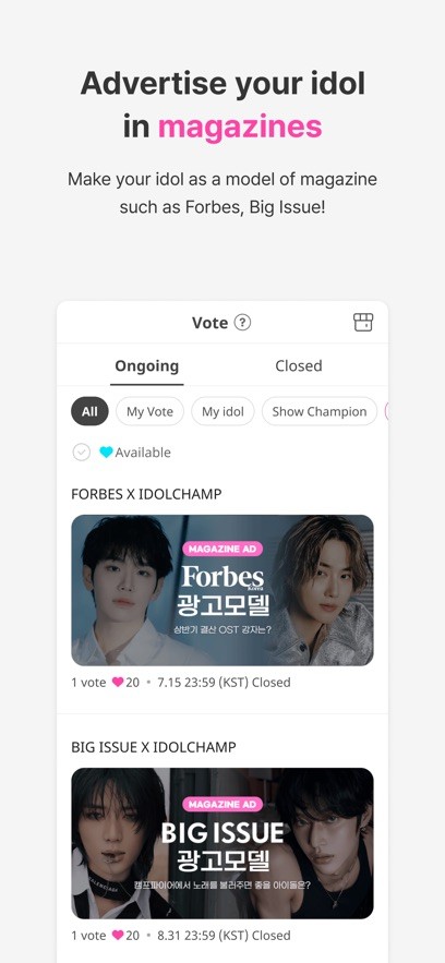 idolchamp冠军秀中文版
