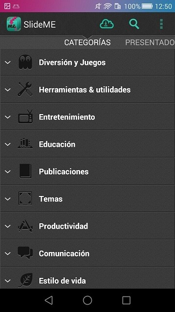 slideMe app
