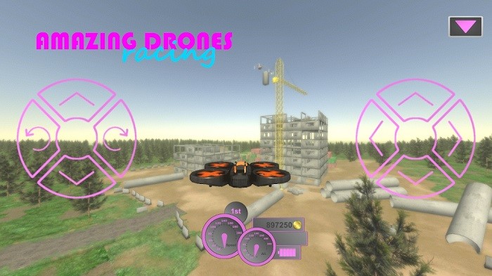 神奇无人机赛车游戏(amazing drones racing)