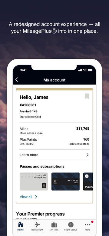 united airlines app