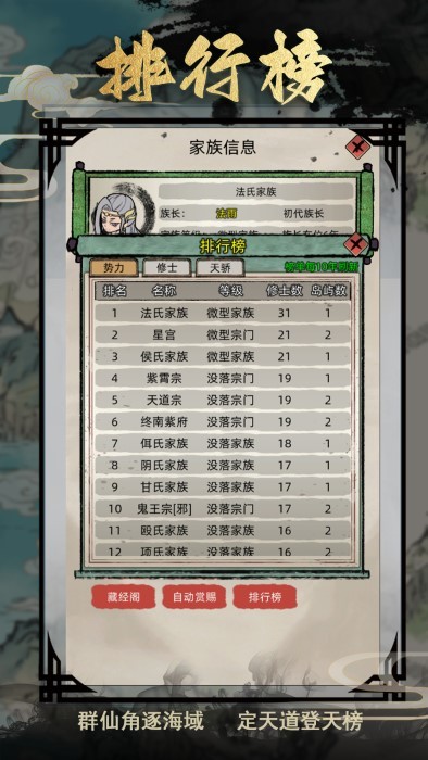 修仙家族模拟器破解版内置作弊菜单mod