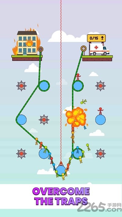 火柴人绳索救援手机版
