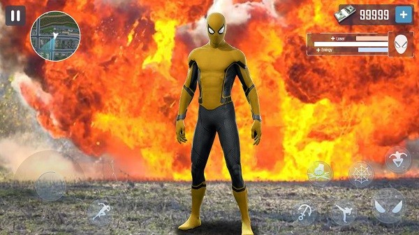 蜘蛛侠英雄黑帮之城游戏(spider rope hero)