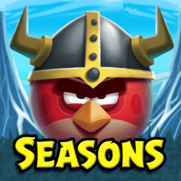 愤怒的小鸟圣诞节版小游戏(angry birds)