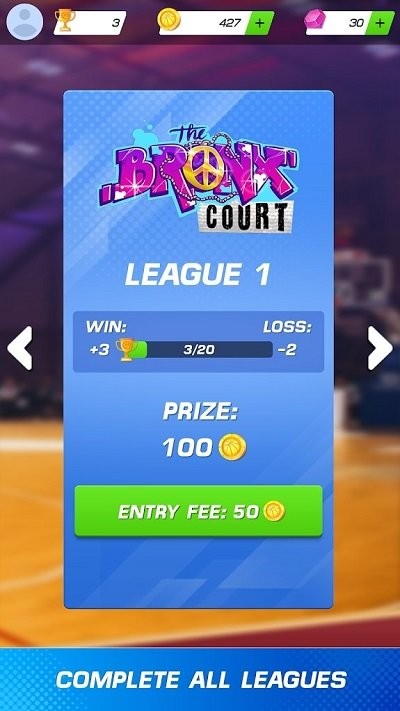 篮球冲突扣篮大赛游戏(basketball clash)