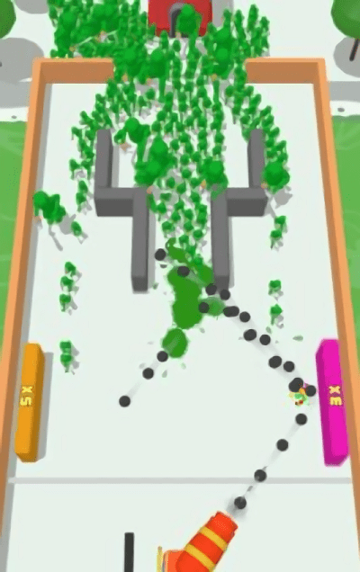 炮防群攻游戏(balls vs crowd)